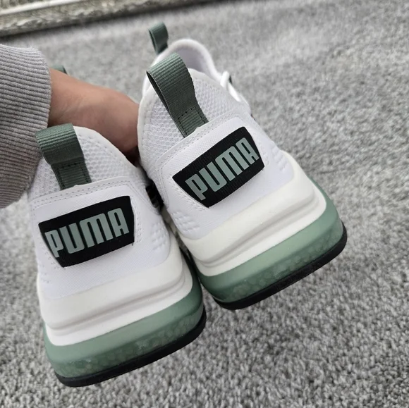 Puma Amplifier Men Size 8. Color:PUMA White-PUMA Black-Maple Syrup. New. - Picture 5 of 7